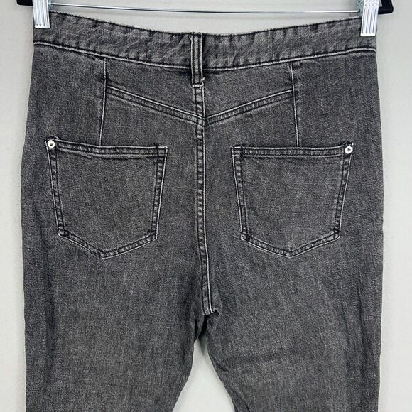 Anthropologie Pilcro Jeans Womens 28 High Rise Slim Studded Rhinestone Denim Y2K - Picture 12 of 16